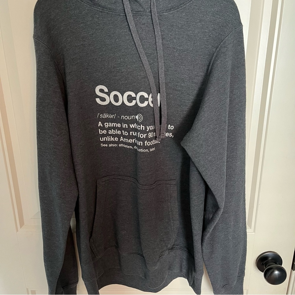 Soccer Hoodie Size S